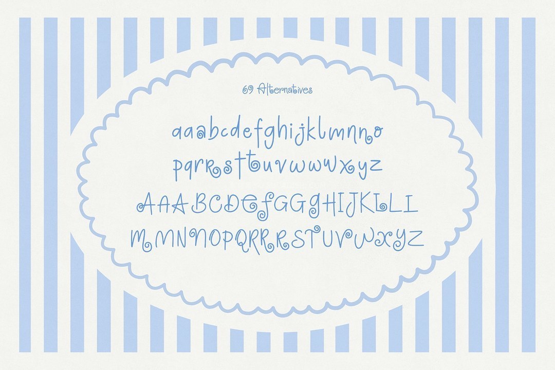 Mabel Finch趣味手写英文字体